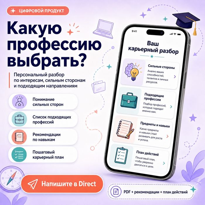 Какую профессию выбрать — персональный разбор