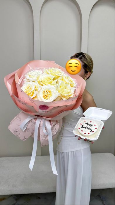 Цветы и бенто комбо