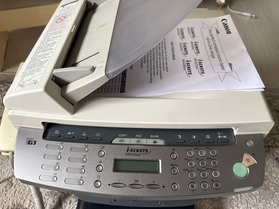 Canon MF 4350 d 4/1 Duplex Printer Tiniq Xolatda Aybi yoʻq Srochno