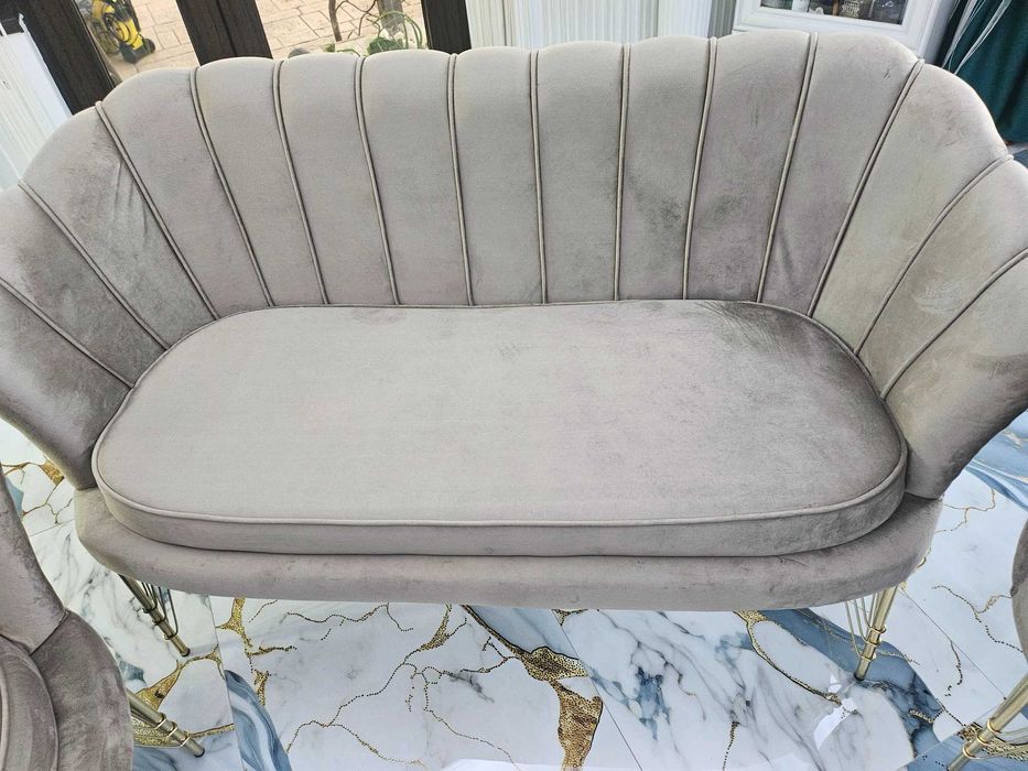 Set canepea cu 2 fotolii