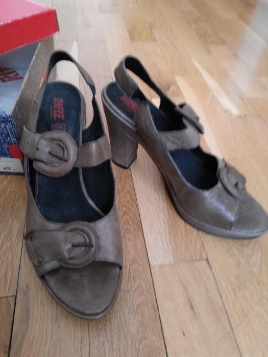 Дамски обувки, отворени с ток, RIFLE