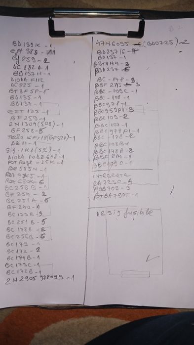 Tranzistoare diode sigurante rezistente  vechi