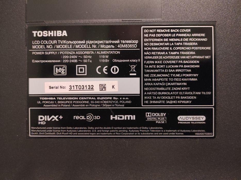 Smart Tv Toshiba 102 cm