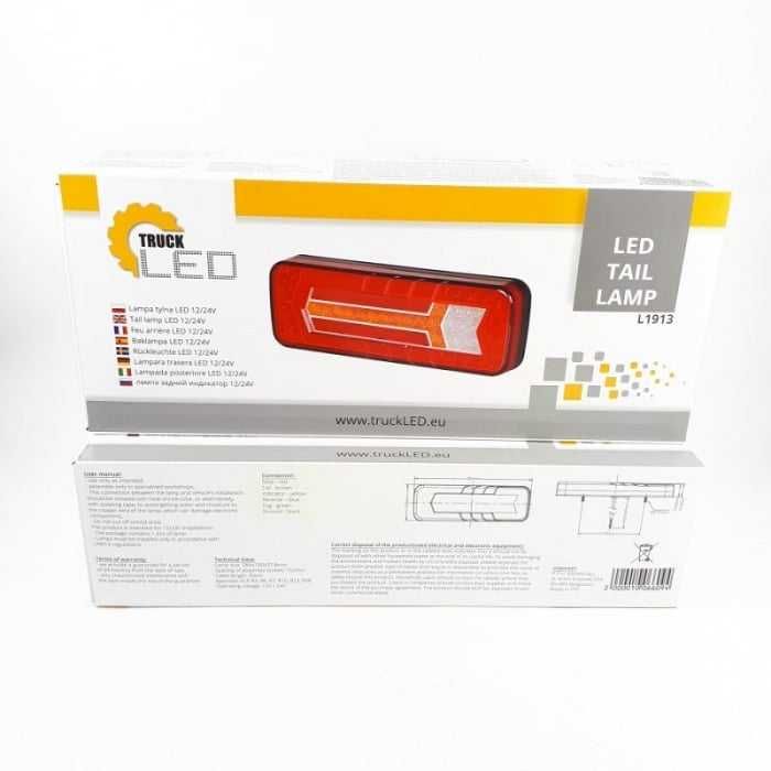 Lampa stop tripla iveco mercedes man volvo daf ducato kamar L1913