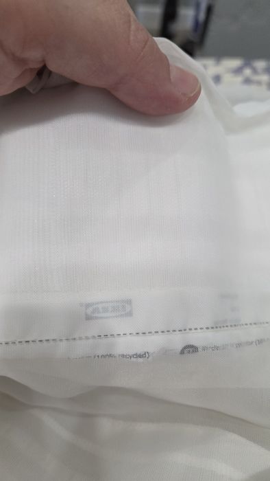 Тюль икея  белые