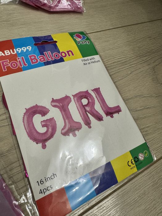 Шары для Gender party (набор)
