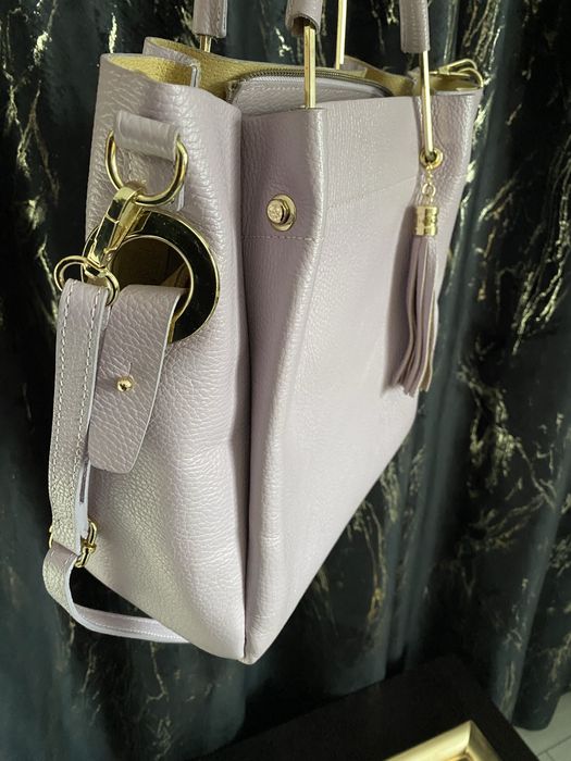 Geantă din piele naturală