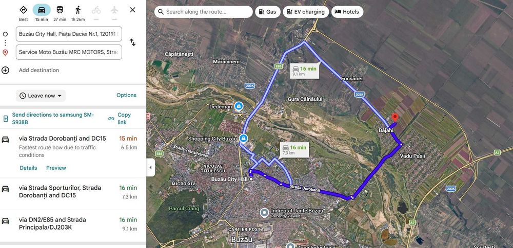 10 000 mp Teren Intravilan - 5 minute de A7 (3.2 km )  -  Bajani - Vadu Pasii - Negociabil