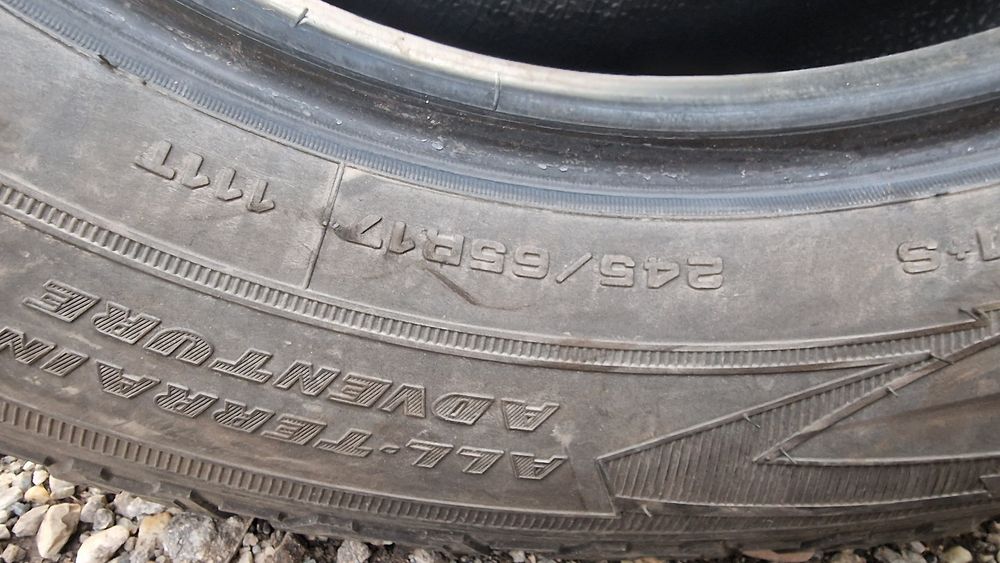Anvelope 245/65R17 marca Goodyear, DOT 2022,M +S,6 mm