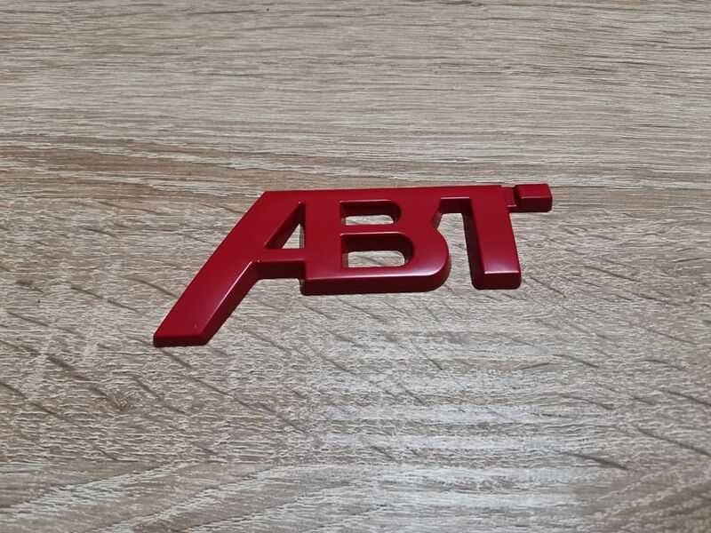 червена емблема Ауди АБТ Audi ABT голям размер
