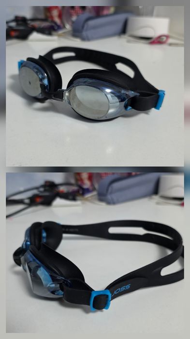 Очки и шапочки для плавания
