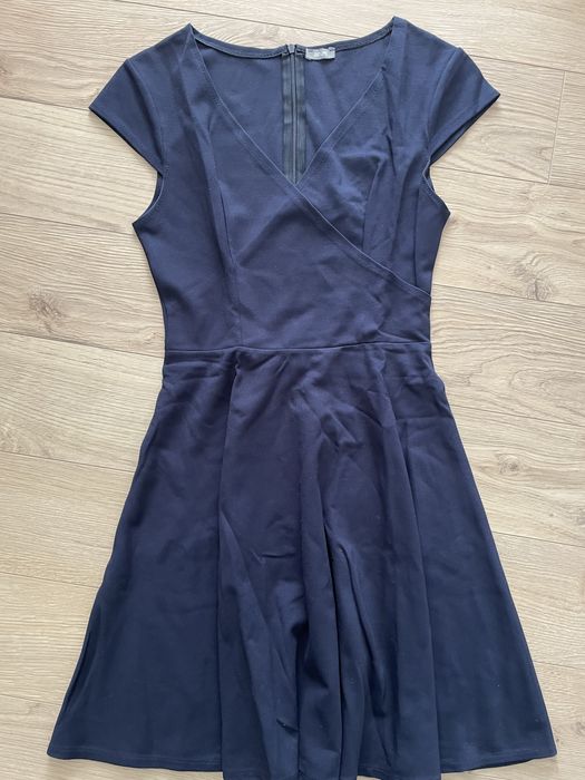 Rochie Zoot Bleumarin Clos, Xs, decolteu in V petrecut
