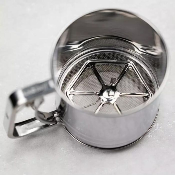 Sita pentru faina, inox, 12 cm, 450 gr, Kinghoff