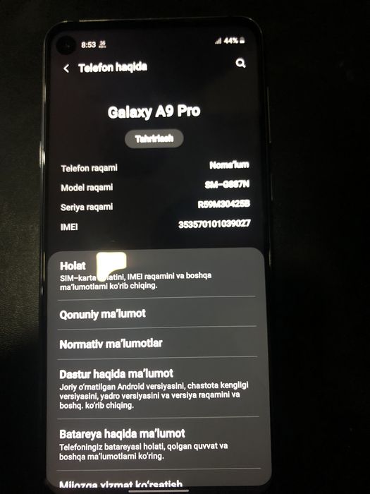 Samsung Galaxy A9 Pro