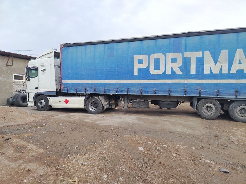 DAF XF105.410 EURO 5 + SCHMITZ прицеп сотилади