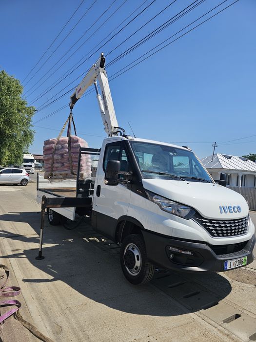 Iveco daily 35c18 Basculabil cu macara,an 2020