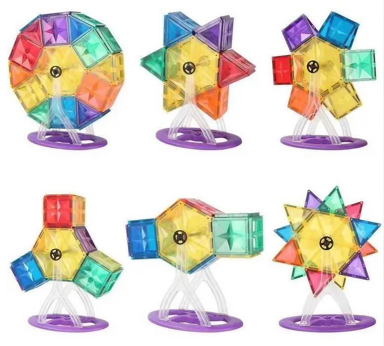 Само магнитни елементи! Магнитен конструктор Виенско Колело 45ч. 41лв.