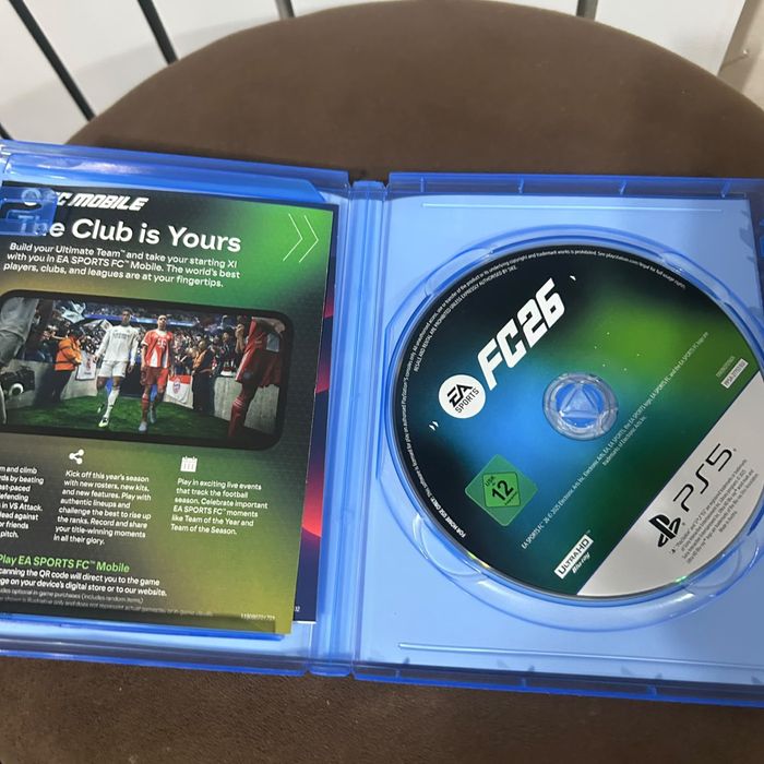 Новый диск на пс 5 fifa26
