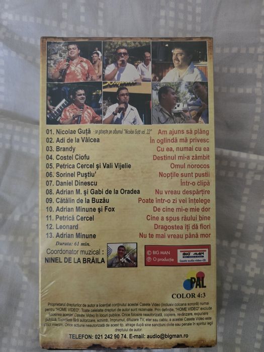 Caseta vhs regii manelelor vol 3