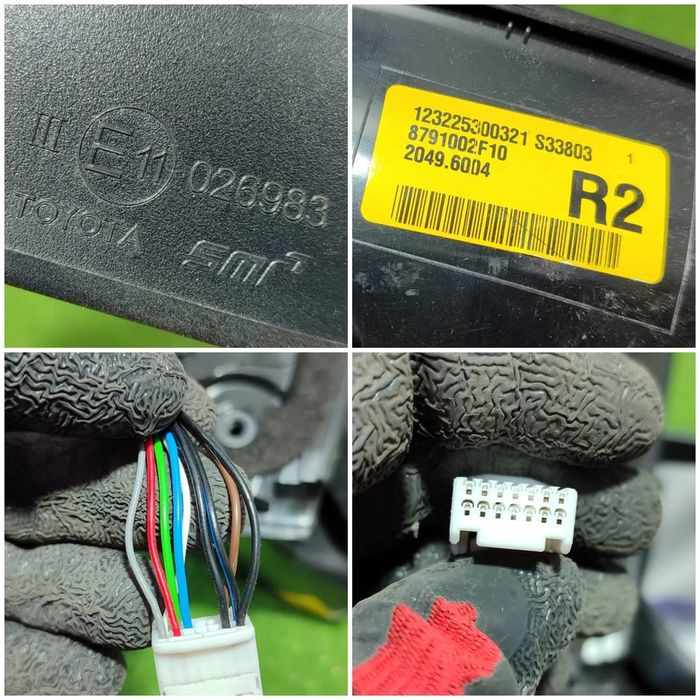 OGLINDA DREAPTA 9 PINI TOYOTA AURIS (E180) 2012-2018 / COD OEM 20493022 / E11026983 / 8791002F10 (5F2)
