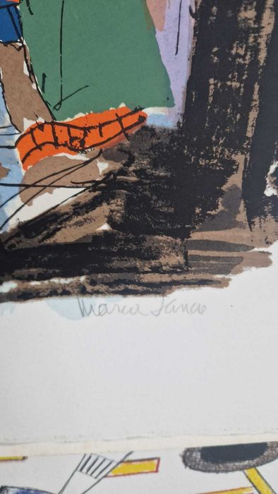 Litografie color Marcel Iancu ( Janco )