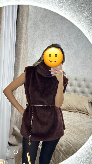 Манишка жилетка экомех, размер S