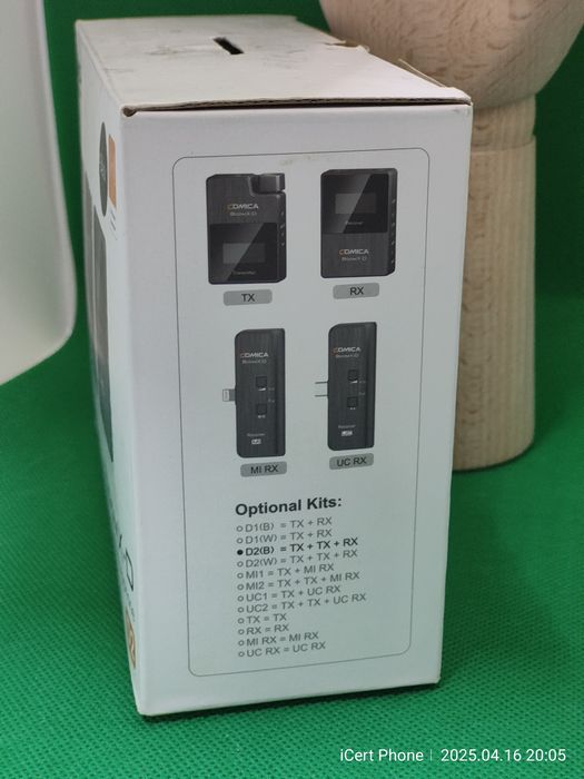 Sistem microfon wireless Comica BoomX-D D2, ultra compact