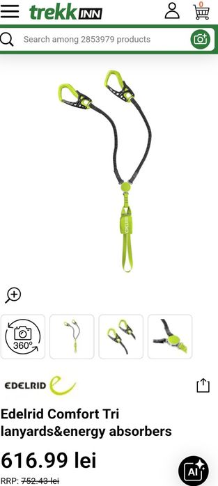 Frâna ferrata Edelrid Comfort Tri