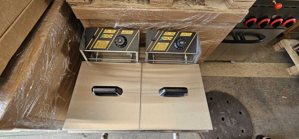 REDUCERE Friteuza cu robineti capacitate 14l+14l TRANSPORT GRATUIT