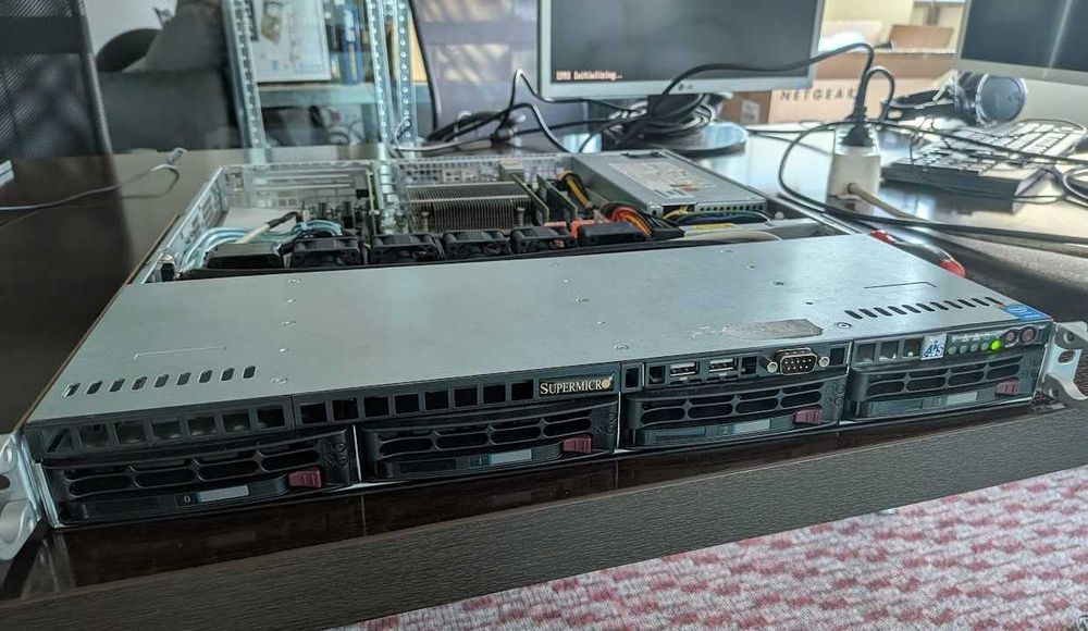 Сървъри Supermicro CSE-813M/825М 1U/2U (ASRock 32GB DDR4 / X9DRD  32GB DDR3 / X10SLM-F 8GB DDR3)