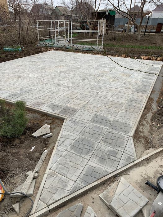 Укладка брусчатка