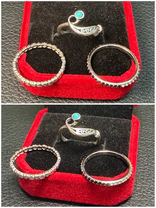 Сребърни пръстени синджир silver 925 чисто нови prasten lanec  sinjir