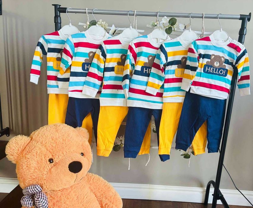 Цветно детско екипче за момче – 100% памук – супер качество