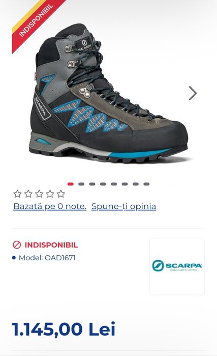 Ghete Scarpa Marmolada trek 39