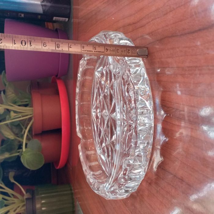 Хрустальная пепельница советская