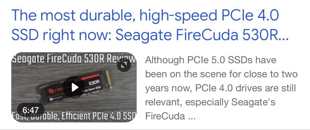 SSD pc Firecuda 530R 1 TB