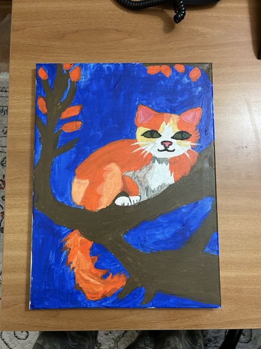 Рисунки на холсте детские