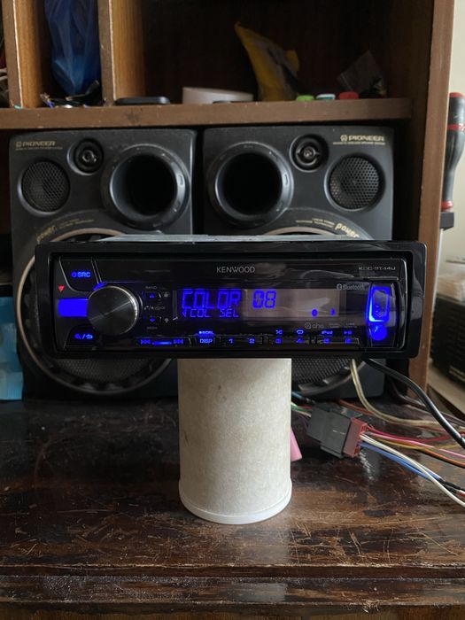 KENWOOD KDC-BT44U -ВИСОК КЛАС- USB Bluetooth CD плеър за кола сд радио