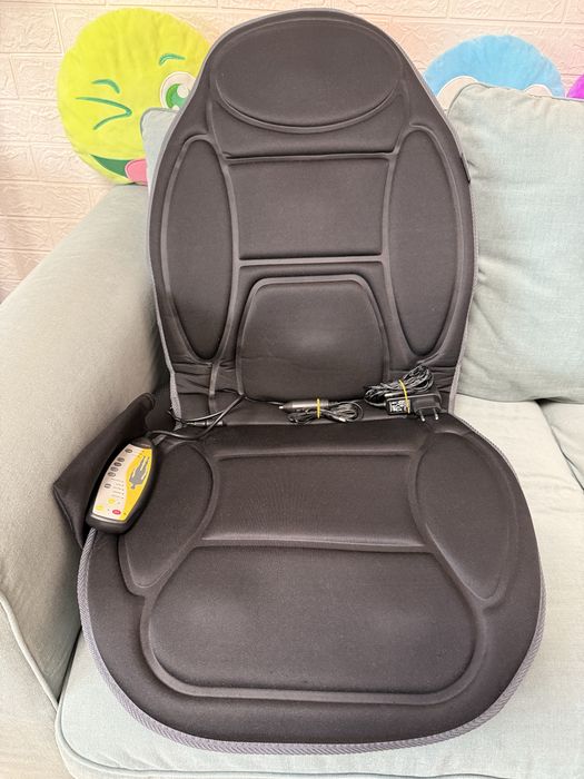 Husa scaun masaj Medisana, 4 zone vibromasaj, incalzire, telecomanda