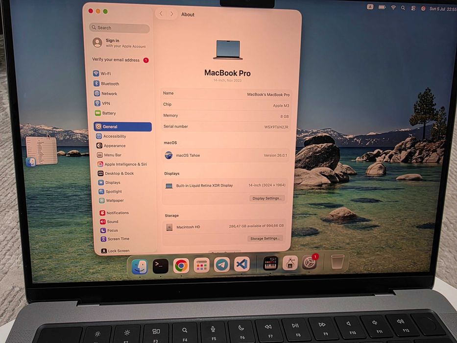 Macbook Pro M3 sotiladi