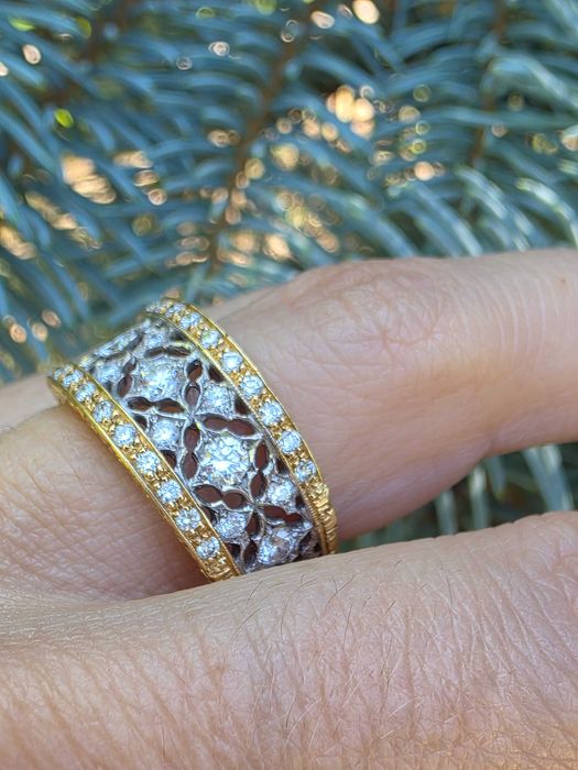 Inel Aur 18 kt cu diamante naturale