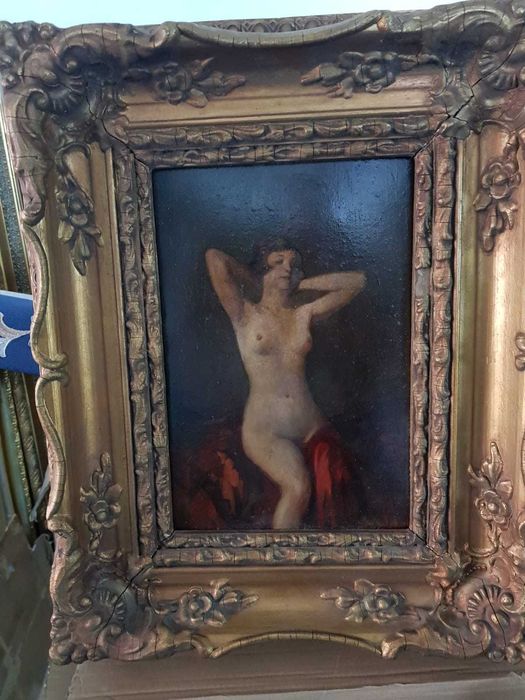 Tablou foarte vechi,pictura in ulei!