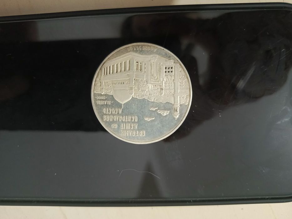 манета серебро 500тг