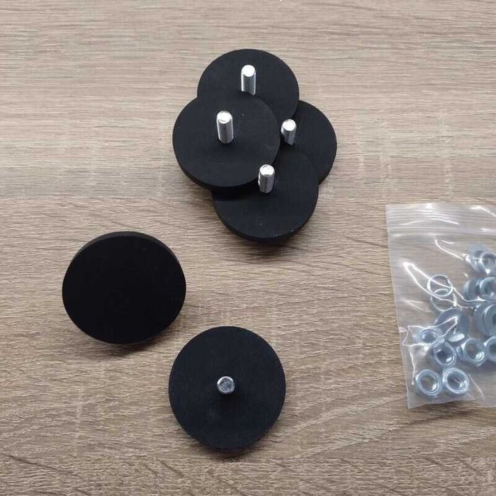 Монтажни неодимови магнити с гумено покритие
