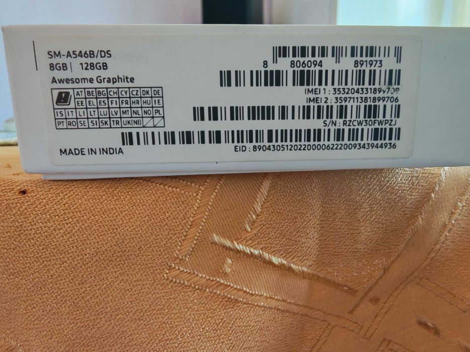 Samsng A54 5G 128G подарък 16G карта памет