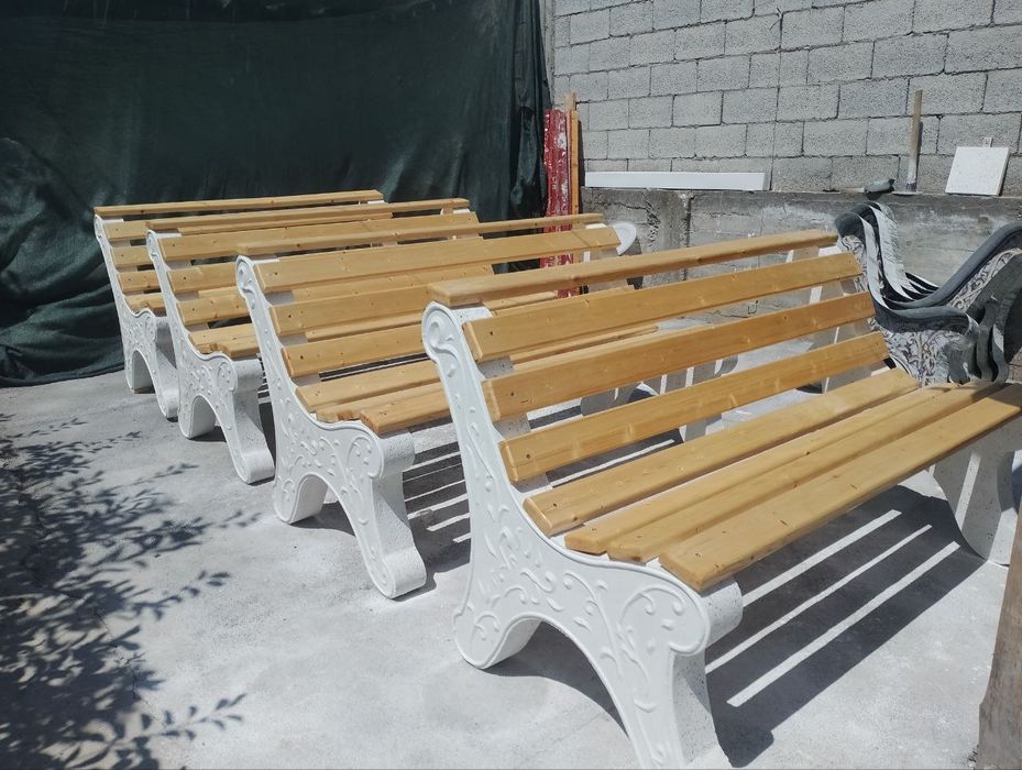 Skameyka, gul tuvak, urna, vazon va barbikyu mramor toshdan