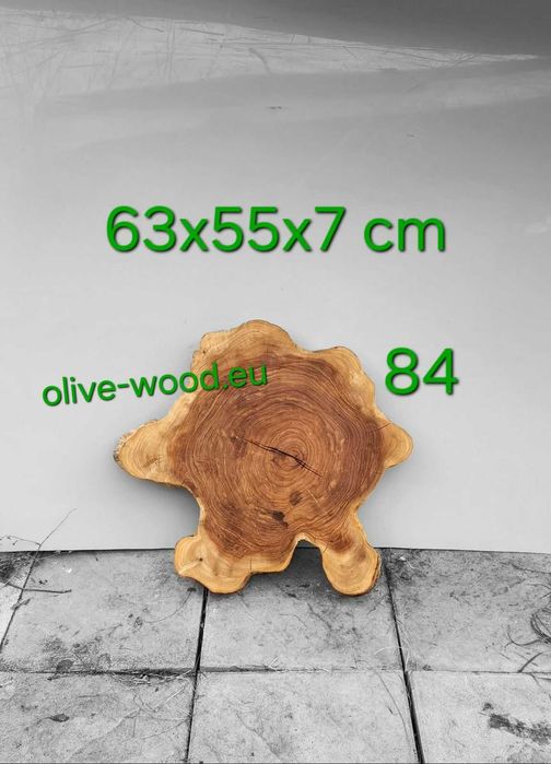 Дървен материал от маслина (янове) и шайби. Olive Wood Live Edge Slabs