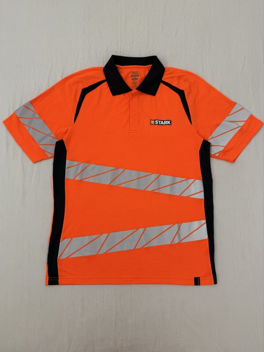 Tricou MASCOT Polo (XL barbat) munca lucru santier vizibil vizibilitate work workwear premium benzi reflectorizante