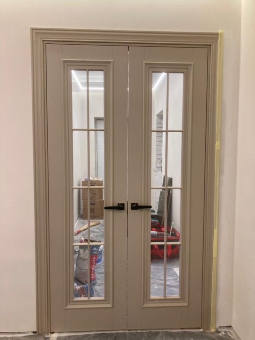 Межкомнатные двери установка