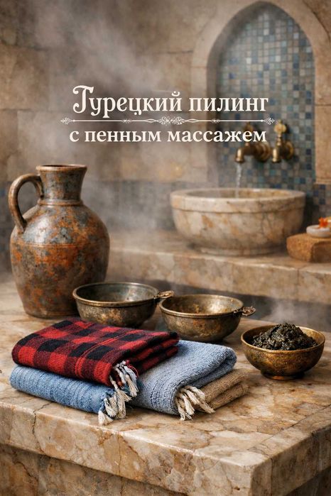 Пилинг тела с пенным массажем. ВЫЕЗД.